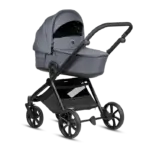Bērnu rati 3 in 1 Tutis Mio 3 Plus Essential 103 dark grey kulba
