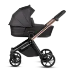 Bērnu rati 2 in 1 Tutis Mio 3 Plus Blac Edition 292 skats no sāna