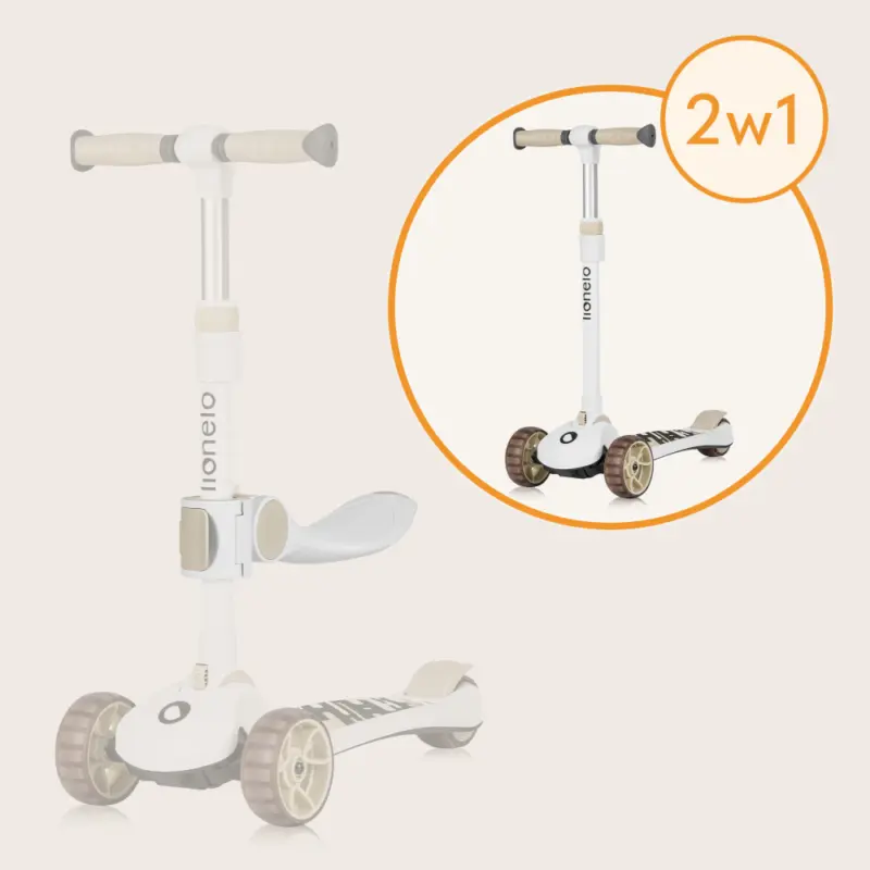 balansa skrejritenis lionelo franky beige 2 in 1