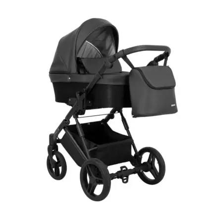 bērnu rati Kunert Lazzio black eco kulba ar somu
