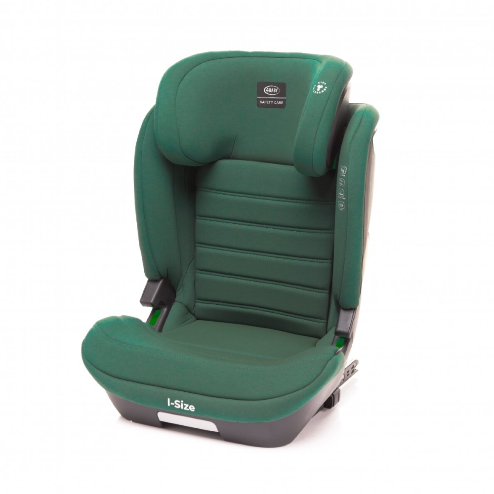 autokresls-4baby-app-fix-xxiv-i-size-100-150-cm-green Autokrēsls 4Baby APP-FIX XXIV i-size 100-150 cm Green