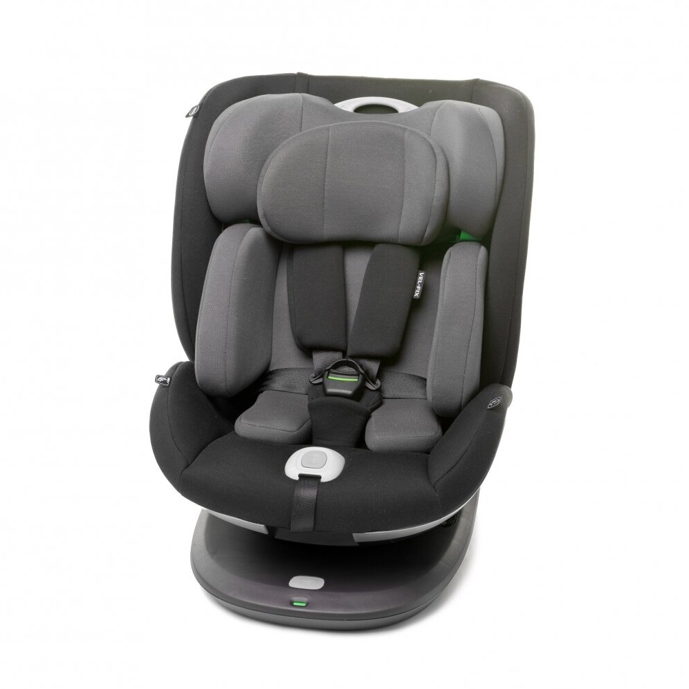 autokresls-4baby-vel-fix-i-size-40-150-cm-grey Autokrēsls 4Baby VEL-FIX i-size 40-150 cm grey