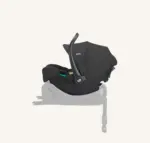 autokrēsls Joie i-snug 2 raven uz bāzes