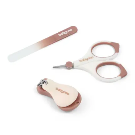 Bērnu nagu kopšanas komplekts Babyono 398/04 - Beige komplekts