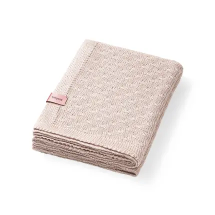 Bambusa adīts bērnu pleds Babyono Brown 1673/02
