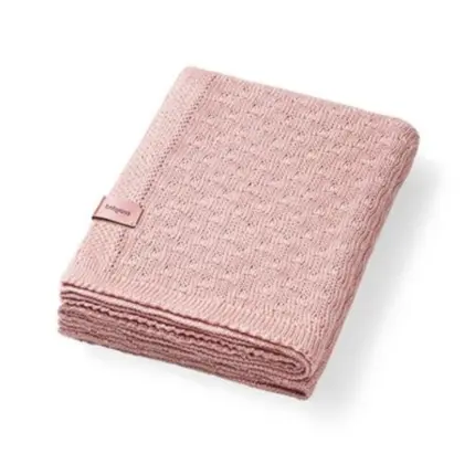 Bambusa adīts bērnu pleds Babyono Pink 1673/01