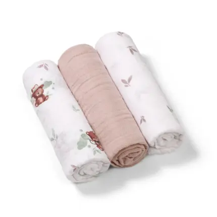 Muslīna autiņi BabyOno 70×70 cm, 3 gab. – Beige 348/14