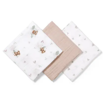 Muslīna autiņi BabyOno 70×70 cm, 3 gab. – Beige 348/14Muslīna autiņi BabyOno 70×70 cm, 3 gab. – Beige 348/14 izpakoti