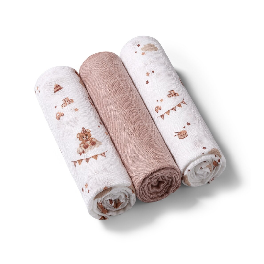 muslina-autini-babyono-70x70-brown-348-18 Muslīna autiņi BabyOno 70×70 cm, 3 gab. – Brown 348/18