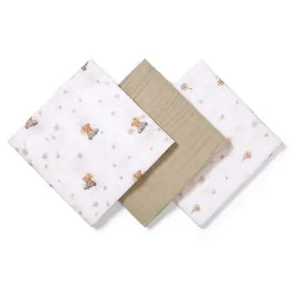 BabyOno muslīna autiņi 70x70 cm Cream 348/15 izpakoti