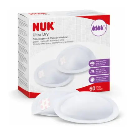 Krūštura ieliktņi NUK Ultra Dry 60 gab. – iepakojums