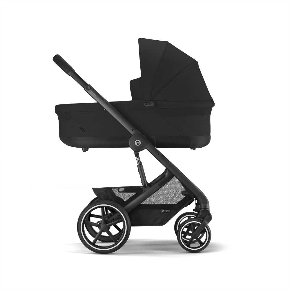 Bērnu rati Cybex Balios S Lux komplekts 2 in 1, Moon black