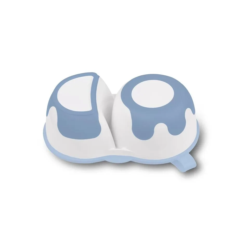 Divu nodalījumu bļoda bērniem un zīdaiņiem ar karoti, 1067/01 grey , BabyOno - Image 4