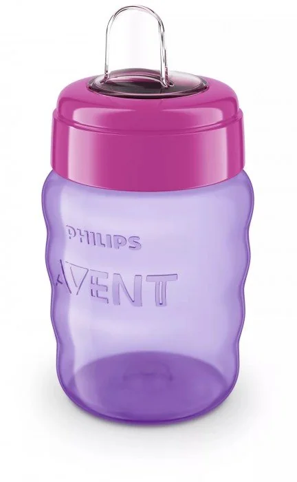 Mācību krūzīte Philips Avent Easy Sip 260 ml 9M+, Rozā