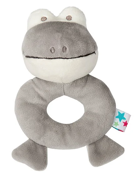 Mīksts grabulītis Vardīte, pelēka 12007, Fashy - Image 1