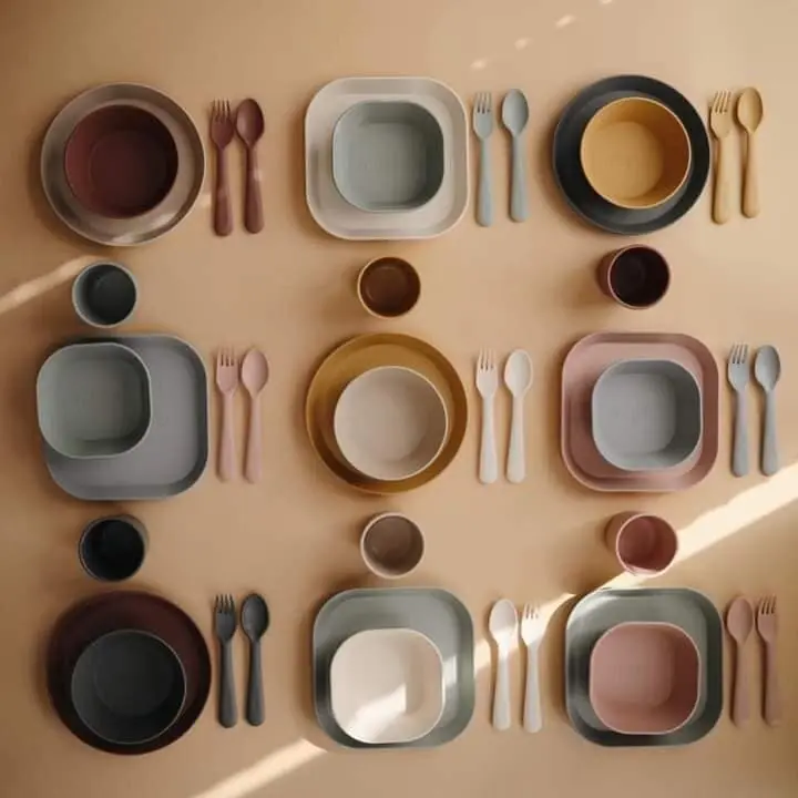 MUSHIE divu šķīvju komplekts, Blush - Image 3