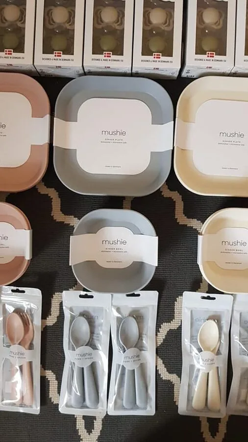 MUSHIE galda piederumi - dakšiņa un karote, Ivory - Image 2