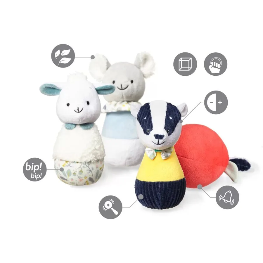 Plīša boulinga ķegļi, 1437 BabyOno - Image 4