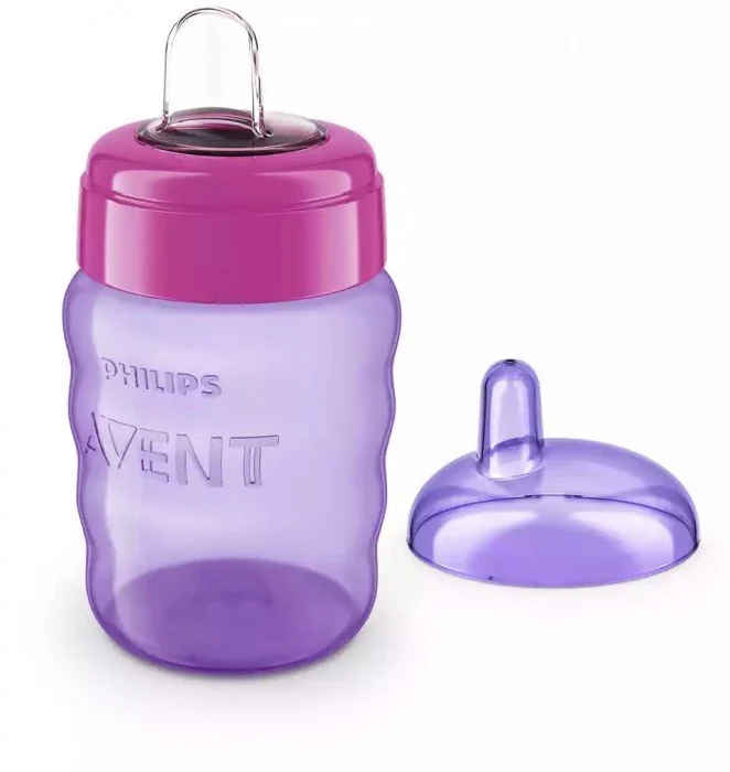 Mācību krūzīte Philips Avent Easy Sip 260 ml 9M+, Rozā - Image 2