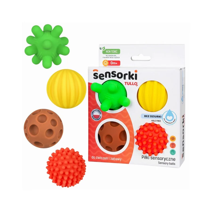 Sensorās bumbiņas 4 gab., 495 Tullo Sensorās bumbiņas 4 gab., 495 Tullo