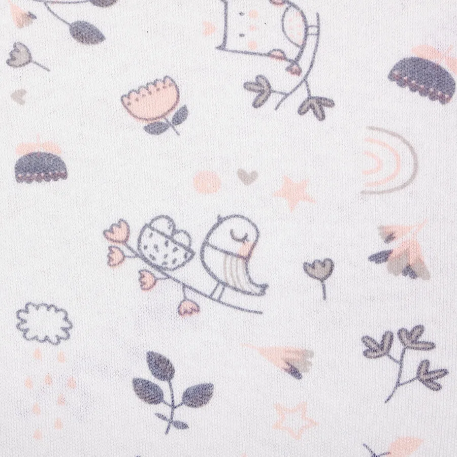 Palags ar gumiju BIRD WORLD, jersey, 120 x 60 cm, Ceba baby - Image 2