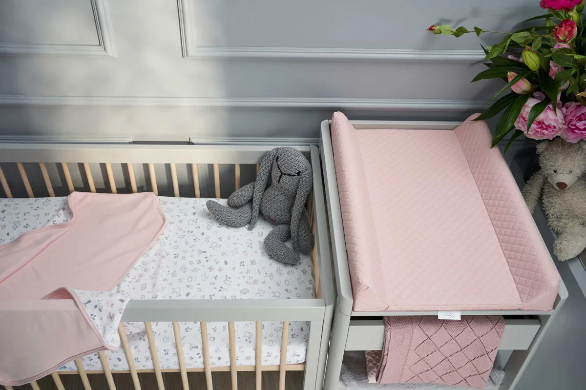 Palags ar gumiju BIRD WORLD, jersey, 120 x 60 cm, Ceba baby - Image 3