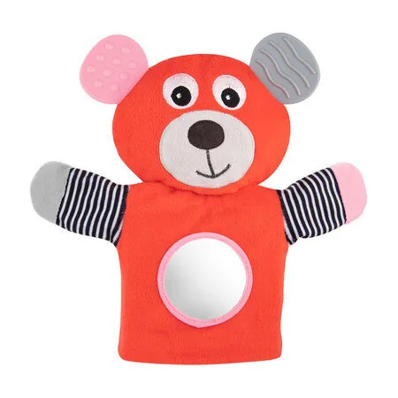 Plīša lācis-marionete BEAR Canpol 68/076 coral - Image 1