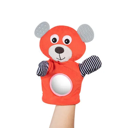 Plīša lācis-marionete BEAR Canpol 68/076 coral - Image 3