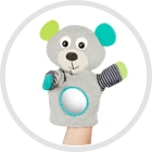 Plīša lācis-marionete BEAR 68/076 grey Canpol babies - Image 6