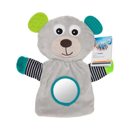 Plīša lācis-marionete BEAR 68/076 grey Canpol babies - Image 2