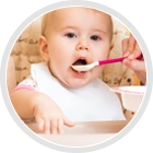 Priekšauts silikona 74/024 pink, Canpol babies - Image 4