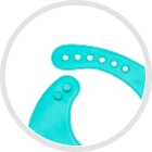 Silikona priekšauts, turkus, 4m+, 74/020, Canpol babies - Image 3