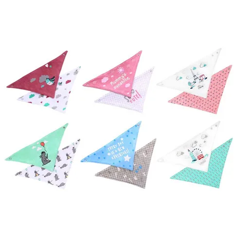 Kokvilnas priekšautiņu / lakatiņu komplekts 879/01, Baby ono - Image 2