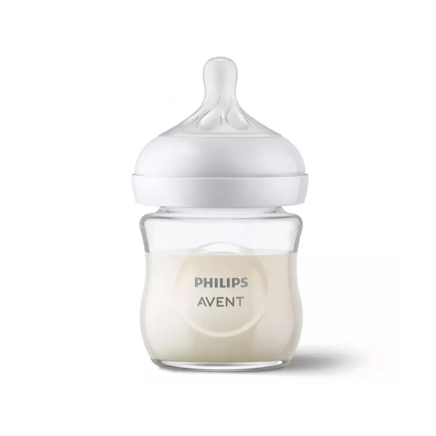 Philips Avent Natural Response stikla pudelīte 120ml ar knupi 0m+, 930/01 - Image 2