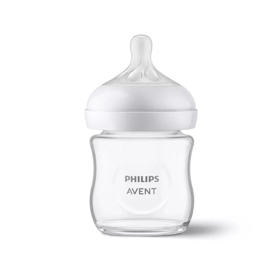Philips Avent Natural Response stikla pudelīte 120ml ar knupi 0m+, 930/01 - Image 1