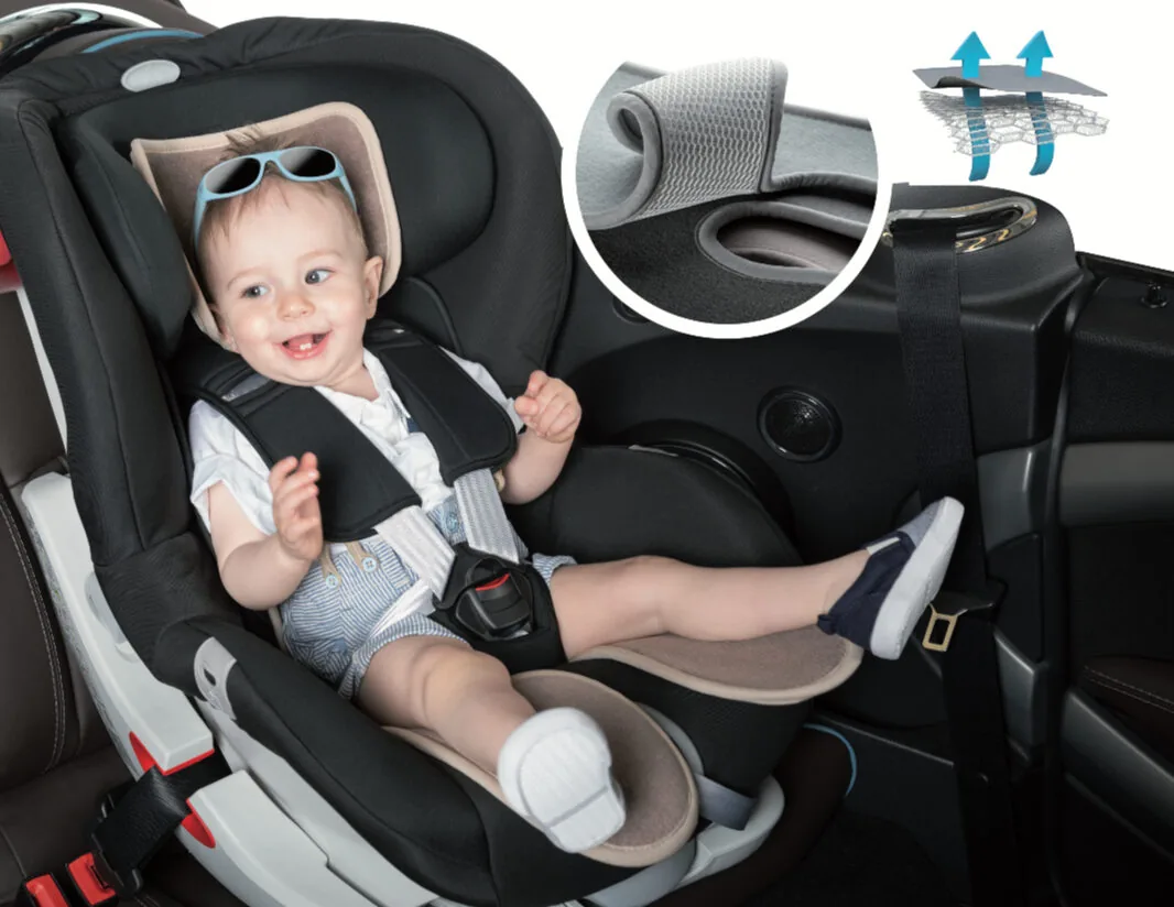 Pretsviedrēšanas ieliktnis autokrēslam 9-18 kg, CS-1-SMOKE - Image 4