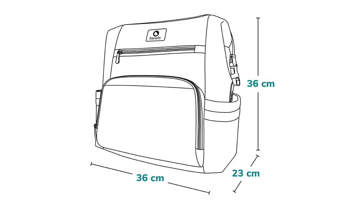 Universālā ratu soma - mugursoma CUBE, melna - Image 7