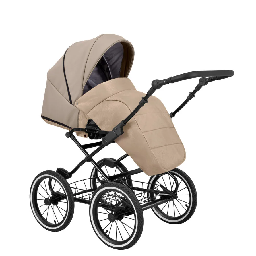 Bērnu rati 2in1 Romantic ECO leather ROM-12