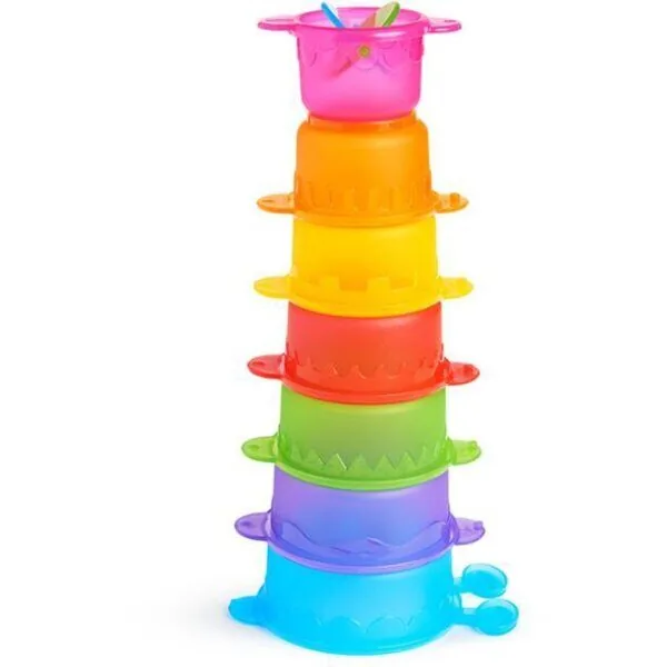 Vannas rotaļlieta- piramīda Tārpiņš, 34728 Munchkin - Image 3