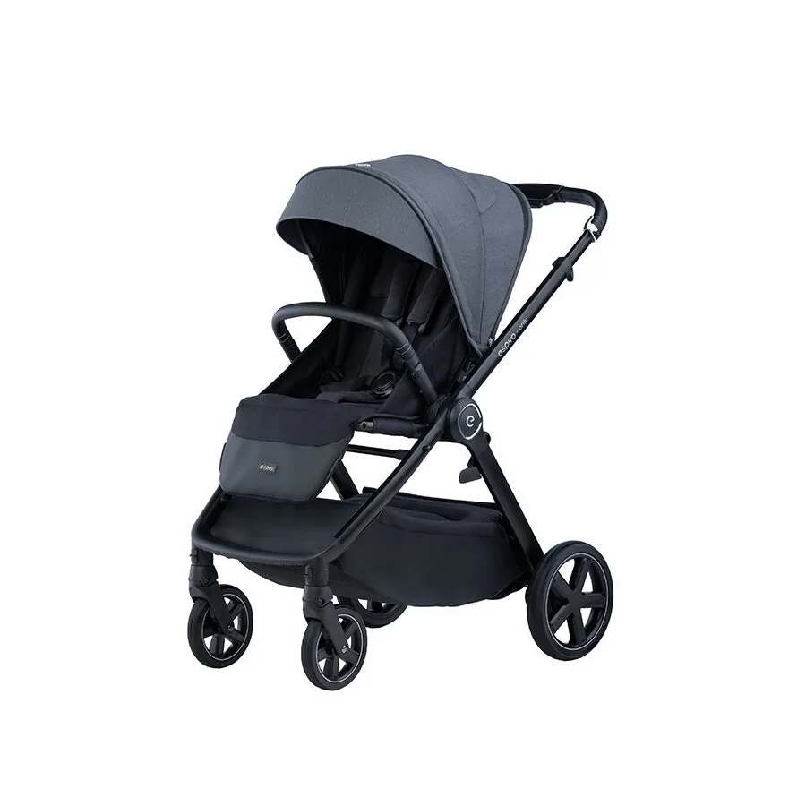 Bērnu rati Espiro Only komplekts 2 in 1, graphite anthracite 117 - Image 2