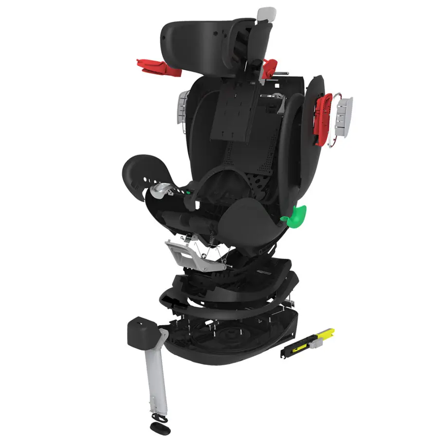 Autokrēsls Lionelo Antoon Plus 360⁰, 40-105cm, Black Onyx - Image 8