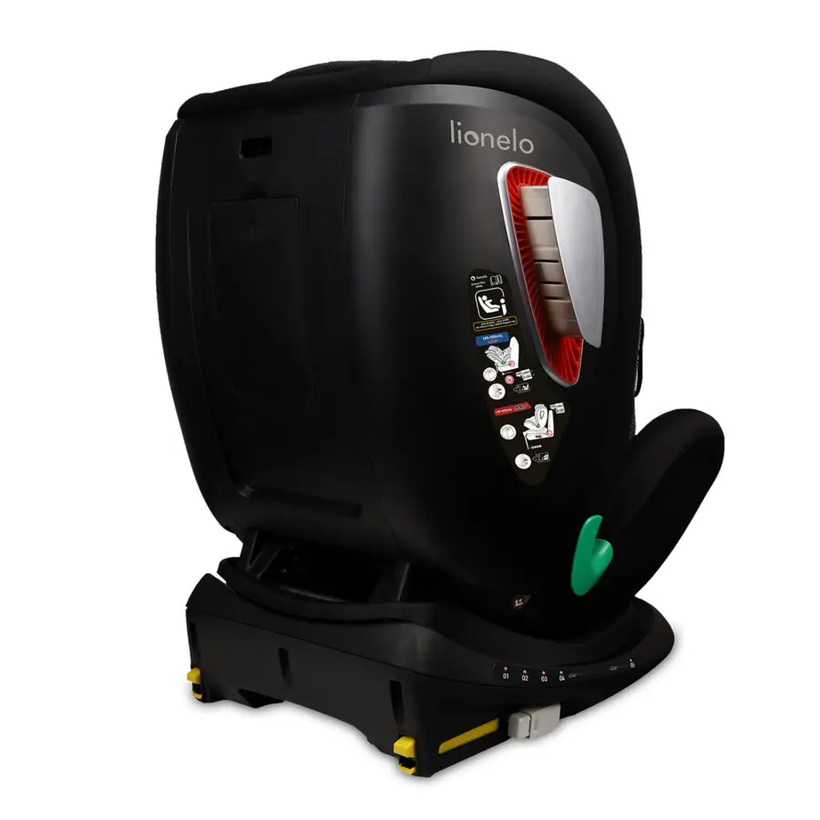 Autokrēsls Lionelo Antoon Plus 360⁰, 40-105cm, Black Onyx - Image 3