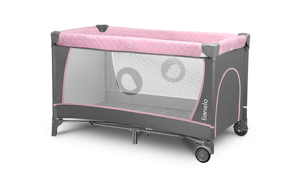 Ceļojuma gultiņa Lionelo Flower, Flamingo 1002499 - Image 3