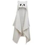 Dvielis ar kapuci, 74x120, balts,1538, Lorita - Image 3