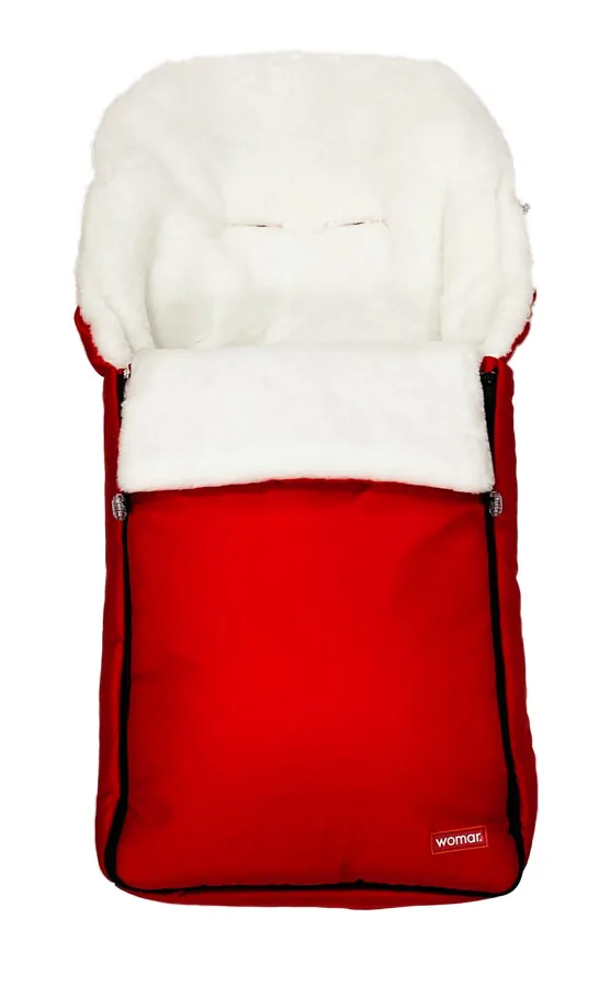 Flīsa guļammaiss ratiem Zaffiro S13 sarkans - Image 1