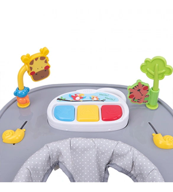 Staigulis WALK'N PUSH grey, 4BABY - Image 3