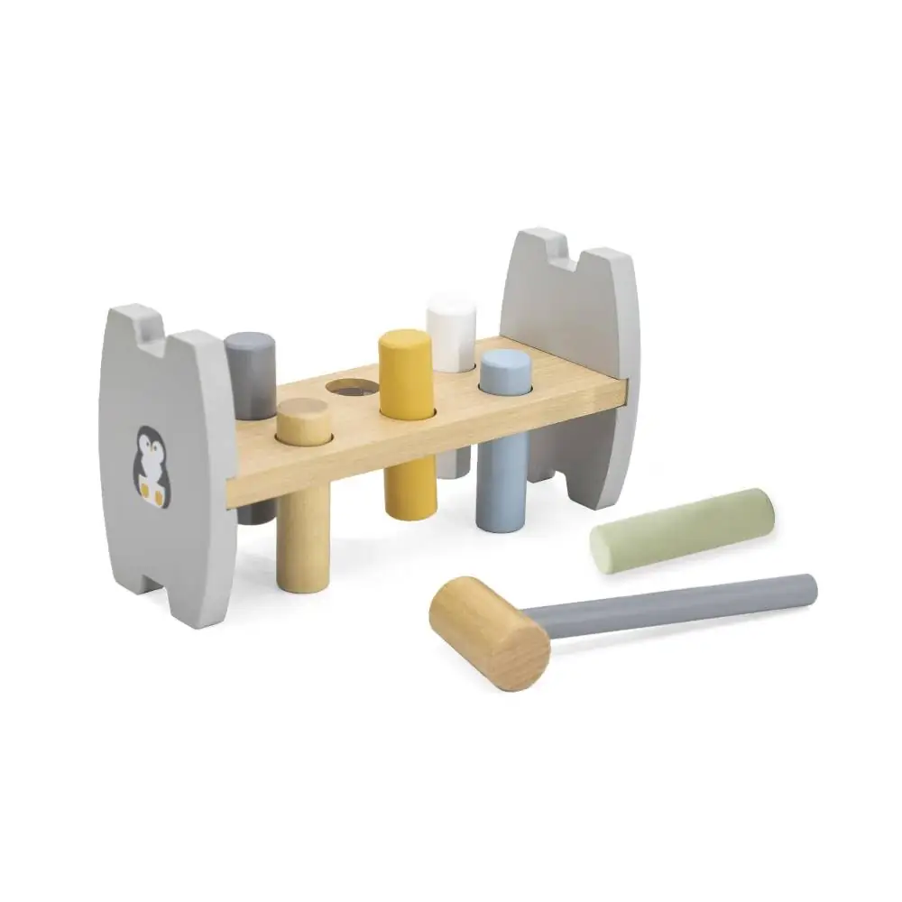 Attīstoša koka rotaļlieta Sitamais galds.