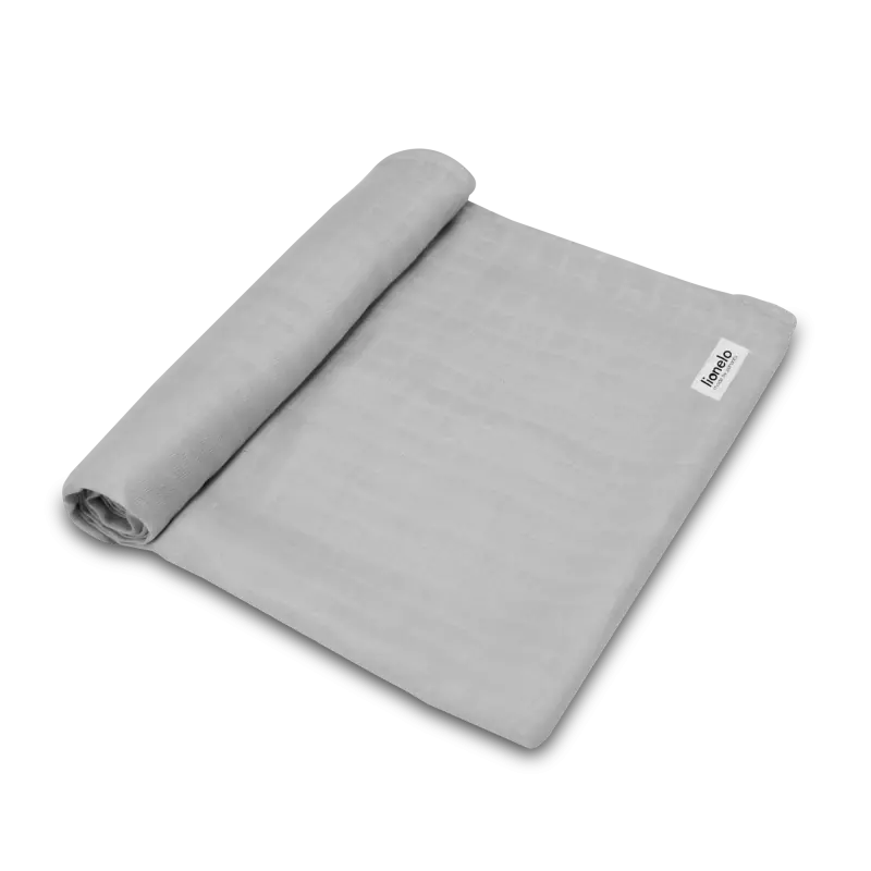 Bambusa ietinamais autiņš 120x120 cm, Lionelo grey stone