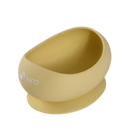 Nordbaby Silikona bļoda ar piesūcekni, yellow 1009032