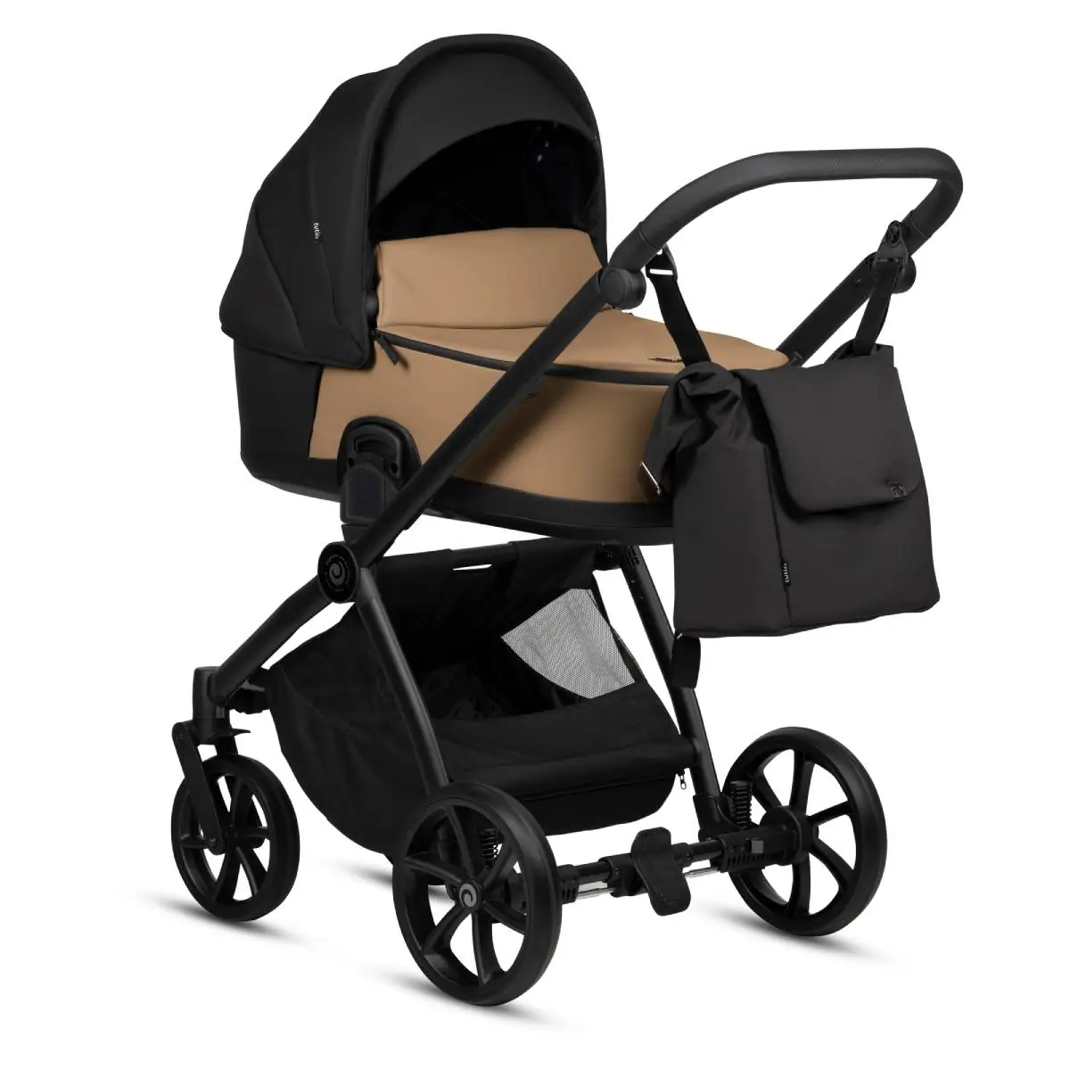 Bērnu rati 2in1 MIO 3 Plus LEATHER 180 Beige